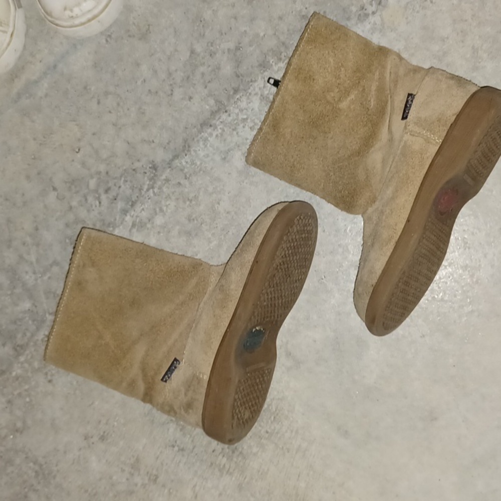 Vintage Toot brand leather suede boots size 24